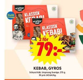 ICA Maxi Schysst käk färdigrätter erbjuda