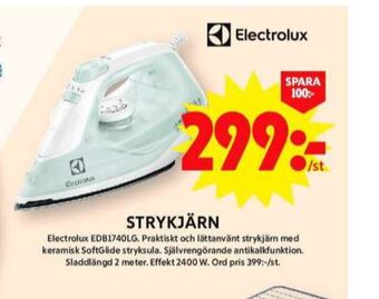 ICA Maxi Electrolux strykjärn erbjuda