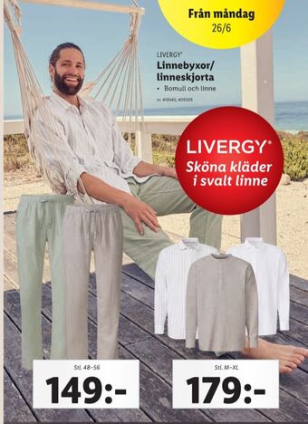 Lidl Livergy byxor erbjuda