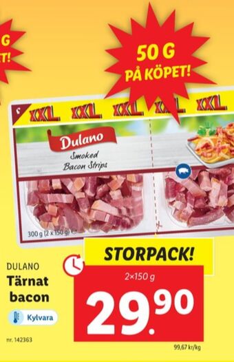 Lidl Dulano bacontärningar erbjuda