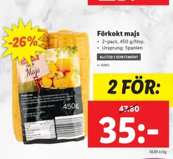Lidl Freshona majskolvar erbjuda