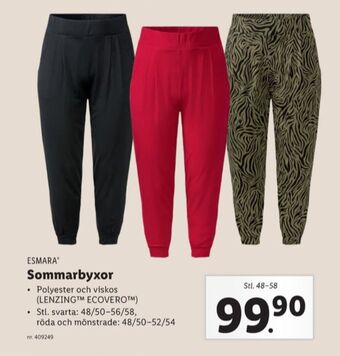 Lidl Esmara byxor erbjuda