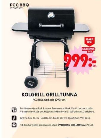 ICA Maxi Fcc bbq grill erbjuda