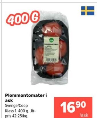 Coop Extra Coop plommontomater erbjuda