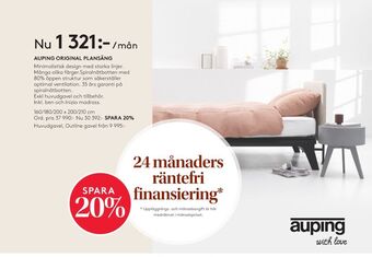 Seng Auping sängar erbjuda