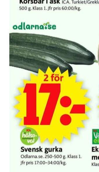 ICA Supermarket Odlarna.se gurka erbjuda