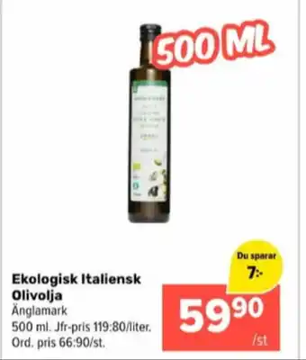 Coop Extra Änglamark olivolja erbjuda
