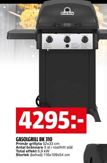 Bauhaus GASOLGRILL BK 310 erbjuda