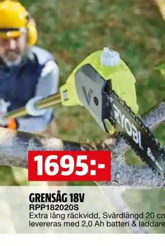 Bauhaus GRENSÅG 18V erbjuda
