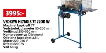 Bauhaus VEDKLYV HL760LS 7T 2200 W erbjuda