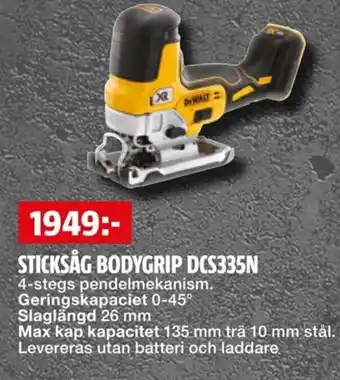 Bauhaus STICKSÅG BODYGRIP erbjuda
