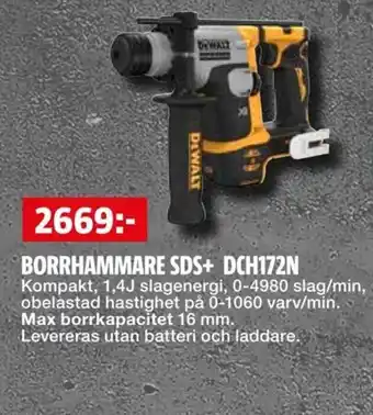 Bauhaus BORRHAMMARE SDS+ DCH172N erbjuda