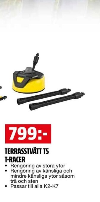 Bauhaus TERRASSTVÄTT T5 T-RACER erbjuda