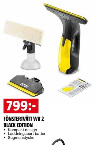 Bauhaus FÖNSTERTVÄTT WV 2 BLACK EDITION erbjuda