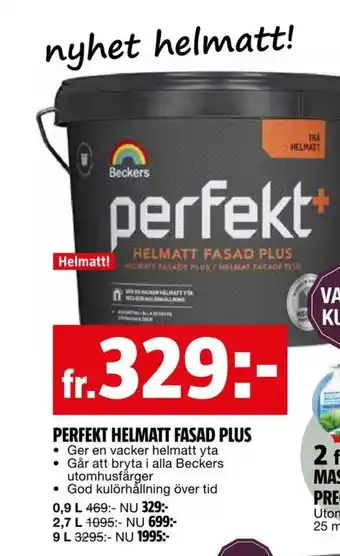 Bauhaus PERFEKT HELMATT FASAD PLUS erbjuda