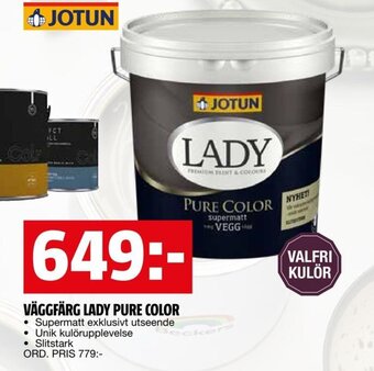 Bauhaus VÄGGFÄRG LADY PURE COLOR erbjuda