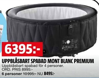 Bauhaus UPPBLÅSBART SPABAD MONT BLANC PREMIUM erbjuda
