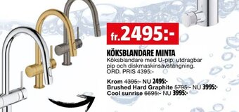 Bauhaus KÖKSBLANDARE MINTA erbjuda