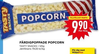 FÄRDIGPOPPADE POPCORN