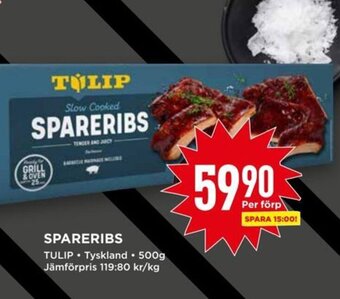 Willys SPARERIBS erbjuda