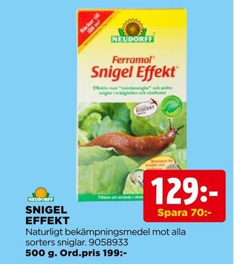 Jem&Fix Snigel effekt erbjuda