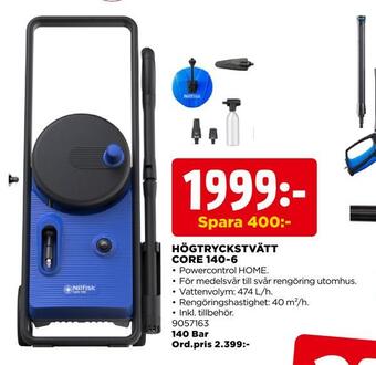 Jem&Fix Högtryckstvätt core 140-6 erbjuda