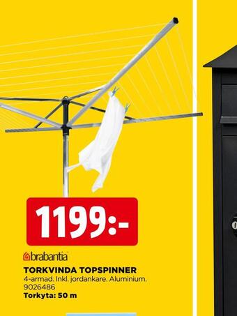 Jem&Fix Torkvinda topspinner erbjuda