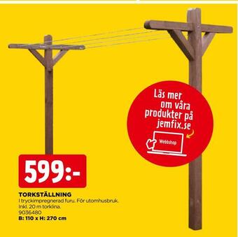 Jem&Fix Torkställning erbjuda