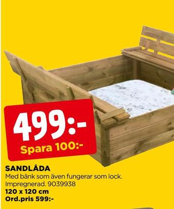 Jem&Fix Sandlåda erbjuda