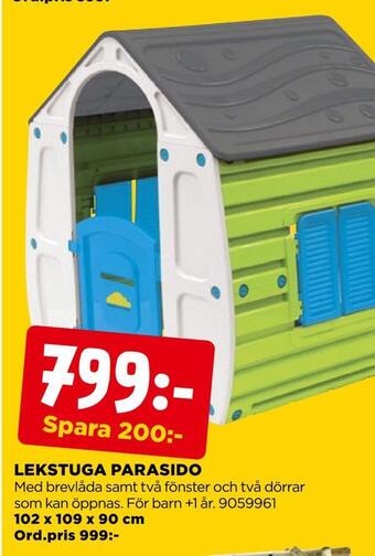 Jem&Fix Lekstuga parasido erbjuda