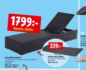 Jem&Fix Solsäng hanoi erbjuda