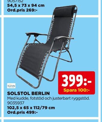 Jem&Fix Solstol berlin erbjuda