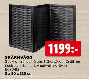 Jem&Fix Skärmvägg erbjuda