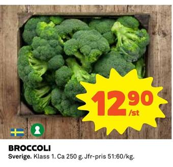 Coop Daglivs Broccoli erbjuda