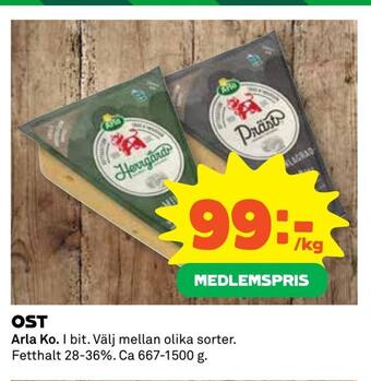 Coop Konsum Ost erbjuda