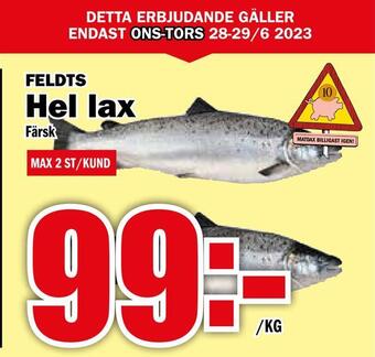 Matdax Hel lax erbjuda