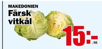 Matdax Färsk vitkål erbjuda