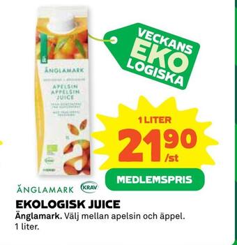 Coop Daglivs Ekologisk juice erbjuda