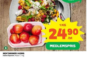 Coop Daglivs Nektariner i korg erbjuda