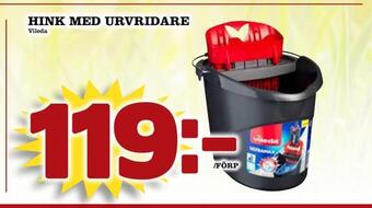 Hink med urvridare