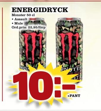 Supergrossen Energidryck erbjuda