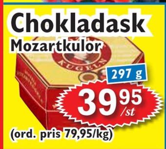 T-jarlen Chokladask erbjuda