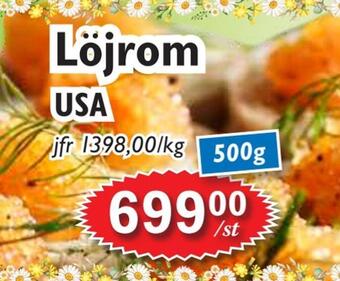 T-jarlen Löjrom erbjuda