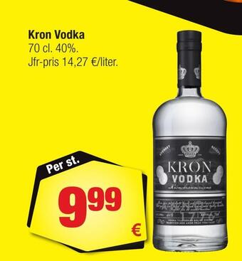Calle Kron vodka erbjuda