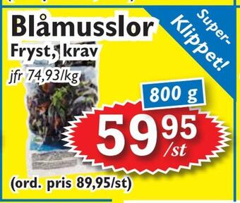 Blåmusslor
