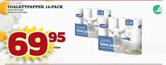 Supergrossen Toalettpapper 12-pack erbjuda