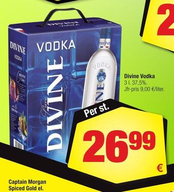 Calle Divine vodka erbjuda