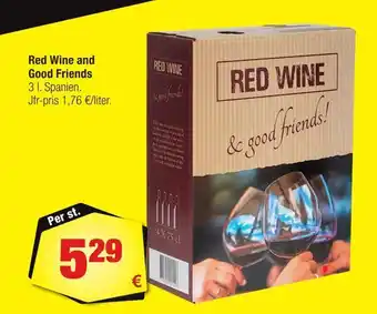 Red wine and good friends