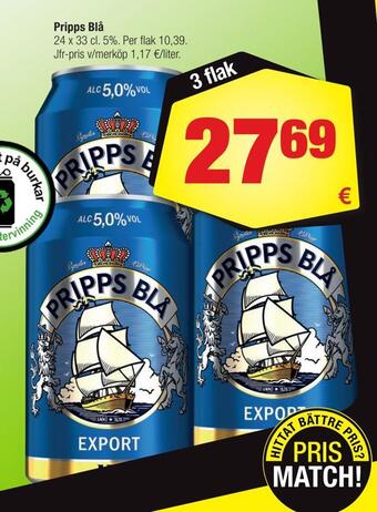 Calle Pripps blå erbjuda
