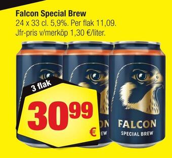 Calle Falcon special brew erbjuda